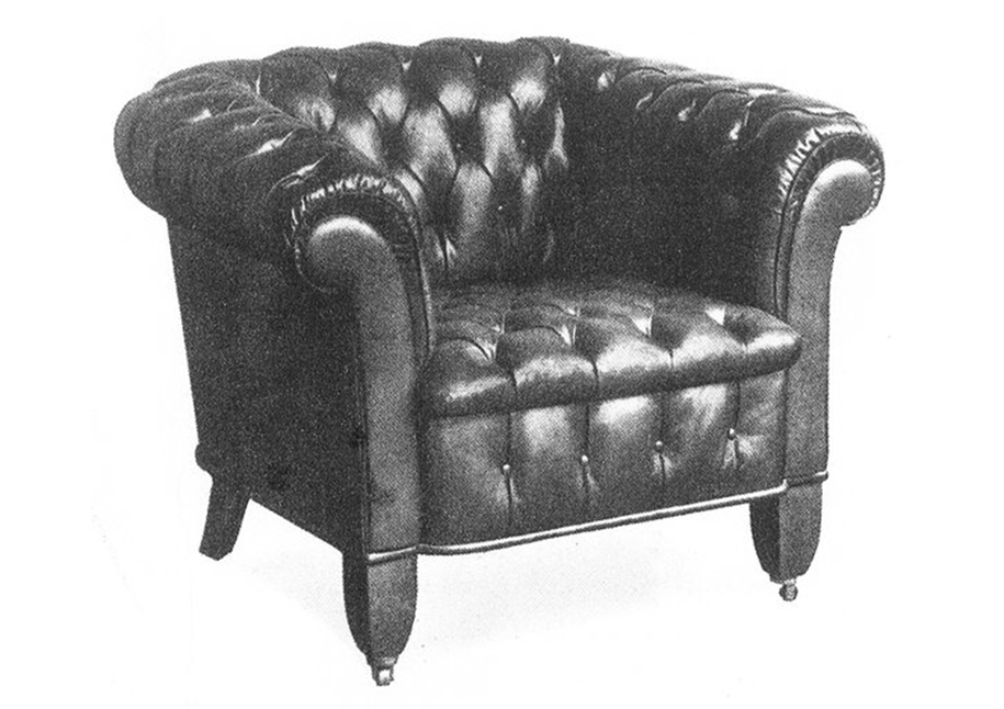 1907 – Wilhelm’s sons Willy and Walter introduce the first club armchair to Germany.