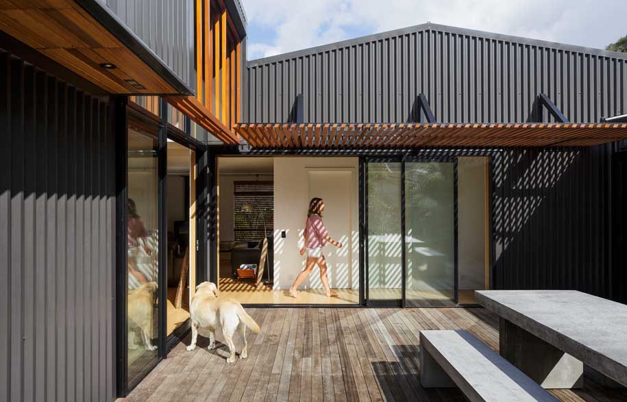 A modern beach house informed by an old shed