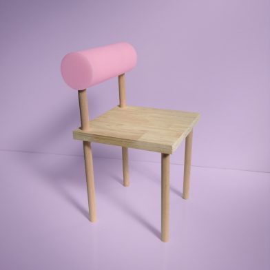 Rachel Vosila Pink Chair