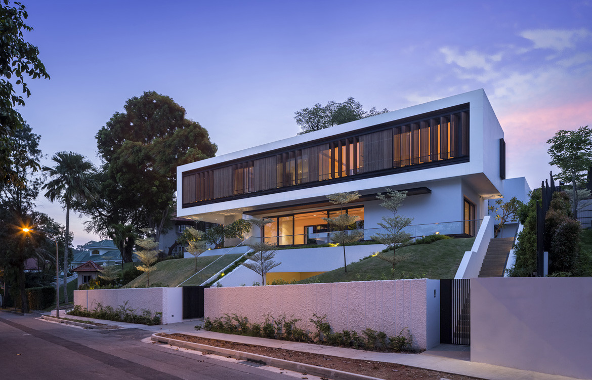 See Through House Photography by Marc Tey Facade