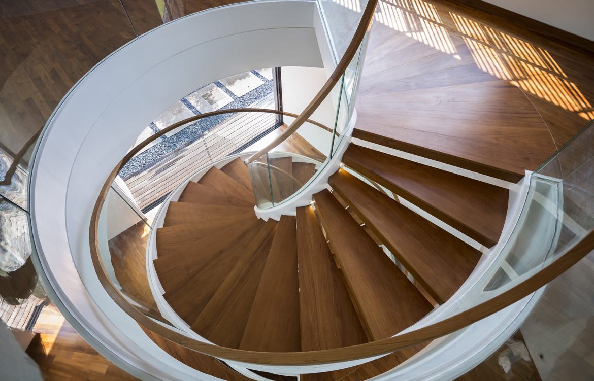 See Through House Photography by Marc Tey Staircase